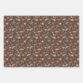 Pilze aus dem Mittelalter, Retro-Inspiriert Geschenkpapier Set (Vorderseite 2)