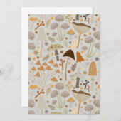 Pilze aus dem Mushroom Hunter Mitte des Jahrhunder Dankeskarte (Vorne/Hinten)