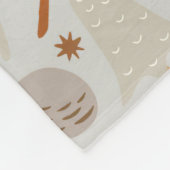 Pilze aus dem Mushroom Hunter Mitte des Jahrhunder Fleecedecke (Ecke)