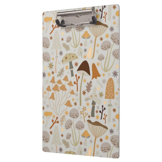 Pilze aus dem Mushroom Hunter Mitte des Jahrhunder Klemmbrett (Links)