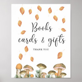 Pilze aus dem Wasserfarbenwald, Bücherkarten und G Poster