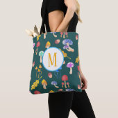Pilze aus dem Whimsiswald | Monogramm Tasche (Von Nahem)