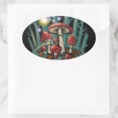 Pilze aus Toadstool~ Aufkleber (Tasche)