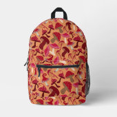 Pilze Bedruckter Rucksack (Vorderseite)