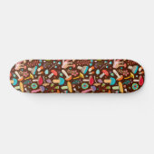 Pilze bei Morgendskateboard Skateboard (Horizontal)