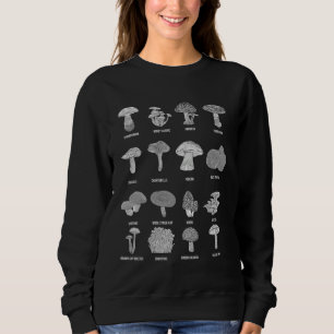 Pilze Bestimmungstabelle Mykologie Morcheln Hun Sweatshirt