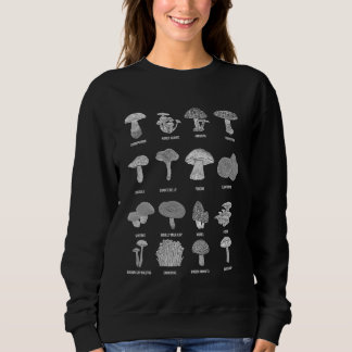 Pilze Bestimmungstabelle Mykologie Morcheln Hun Sweatshirt