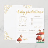 Pilze & Bienen-Babyvorhersagen, die das Spiel erra (Vorne/Hinten)