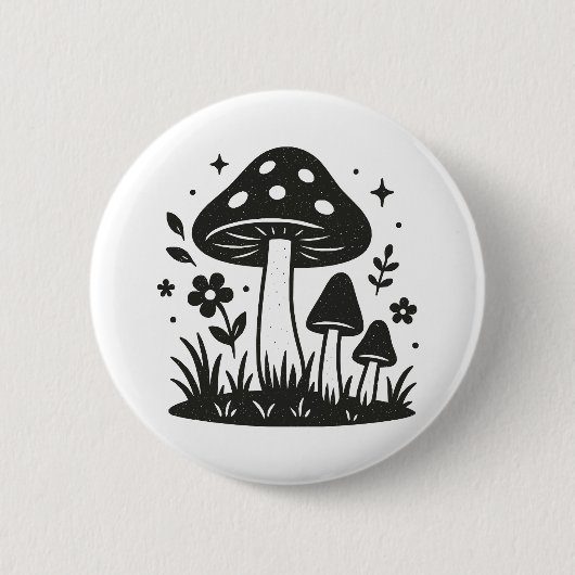 Pilze Button (Vorderseite)