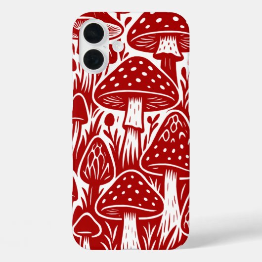 Pilze Case-Mate iPhone Hülle (Rückseite)