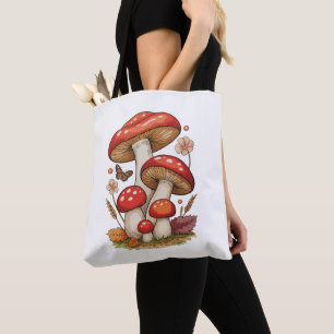 Pilze Cottagecore Sublimation Goblincore Tasche