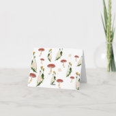 Pilze - Danke Karte (Rückseite)