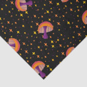 Pilze der Herbstmagie_schwarz Seidenpapier (Detail)