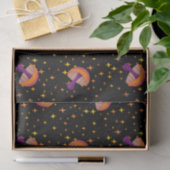 Pilze der Herbstmagie_schwarz Seidenpapier (Geschenk)