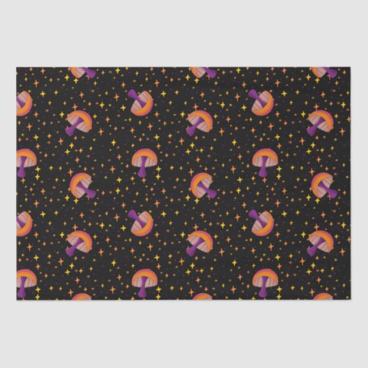 Pilze der Herbstmagie_schwarz Seidenpapier (Vorderseite)