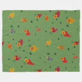 Pilze, die das Fleeceflocken Gezeichnet haben, gro Fleecedecke (Vorderseite (Horizontal))