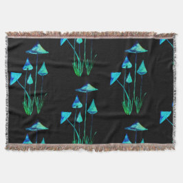 Pilze, die in die dunkle Thow Decke glühen