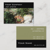 Pilze, Efeu, Steine Visitenkarte (Vorne/Hinten)