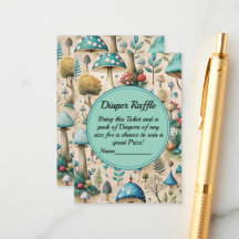 Pilze Fairyland Baby Dusche Windelwanne