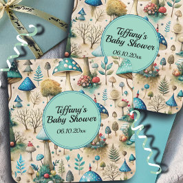 Pilze Fairyland Babydusche Getränkeuntersetzer