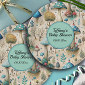 Pilze Fairyland Babydusche Pappteller