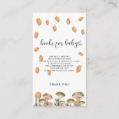 Pilze fallen in den Wald - Bücher für Kinder Begleitkarte (Vorderseite)