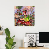 Pilze Fantasy Poster (Heimbüro)