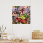 Pilze Fantasy Poster (Küche)