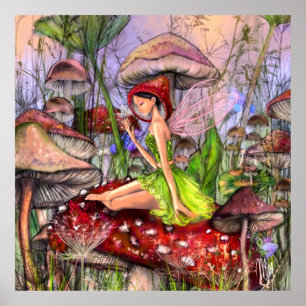 Pilze Fantasy Poster