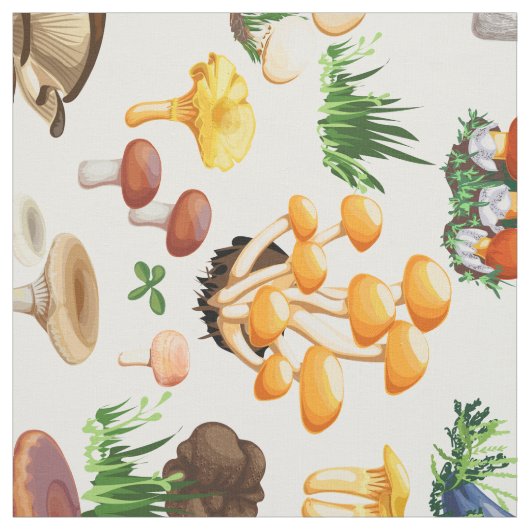 Pilze farbenfroh stoff (Muster)