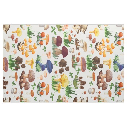 Pilze farbenfroh stoff (Fat Quarter (45,7 x 55,9 cm))