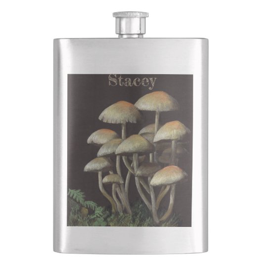 Pilze Flachmann (Vorderseite)