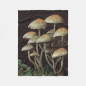 Pilze Fleecedecke (Vorderseite)