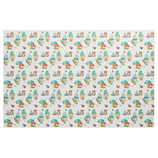 Pilze, Frosche, Libellen, Schmetterlinge Stoff (Fat Quarter (45,7 x 55,9 cm))