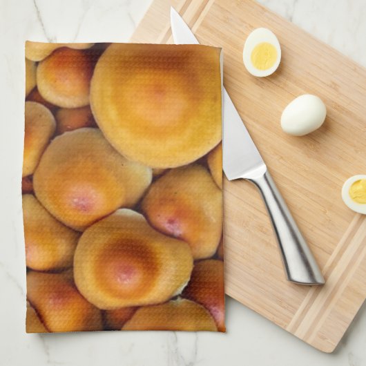 Pilze Fungus Geschirrtuch (Viertel Falte)