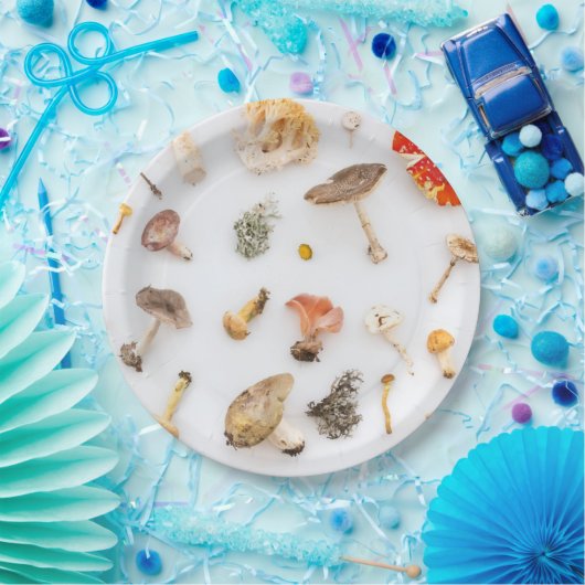 Pilze Fungus Pappteller (Party)