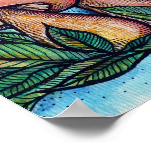 Pilze Fungus Poster (Ecke)