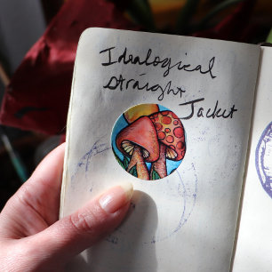 Pilze Fungus Runder Aufkleber