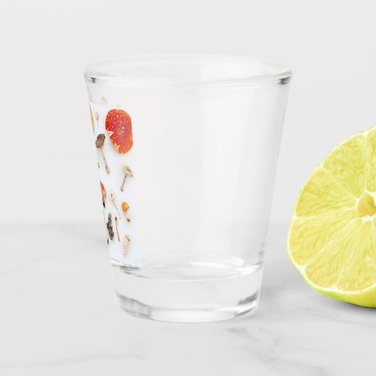 Pilze Fungus Schnapsglas (Rechts)