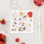 Pilze Fungus Serviette (Beispiel)