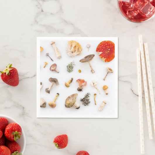 Pilze Fungus Serviette (Beispiel)