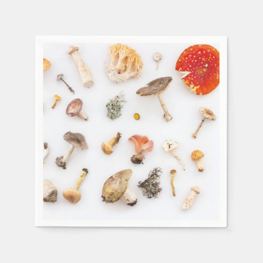 Pilze Fungus Serviette (Vorderseite)