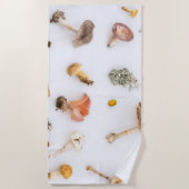 Pilze Fungus Strandtuch (Vorderseite)