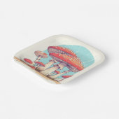 Pilze Geburtstag oder Dusche Pappteller (Gewinkelt)