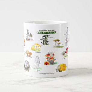 Pilze - gemeinsame Namen Jumbo-Tasse