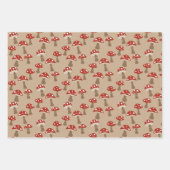 Pilze-Geschenk Wrap-Set Geschenkpapier Set (Vorderseite 3)