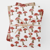 Pilze-Geschenk Wrap-Set Geschenkpapier Set (Beispiel)
