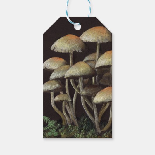 Pilze Geschenkanhänger (Vorderseite)