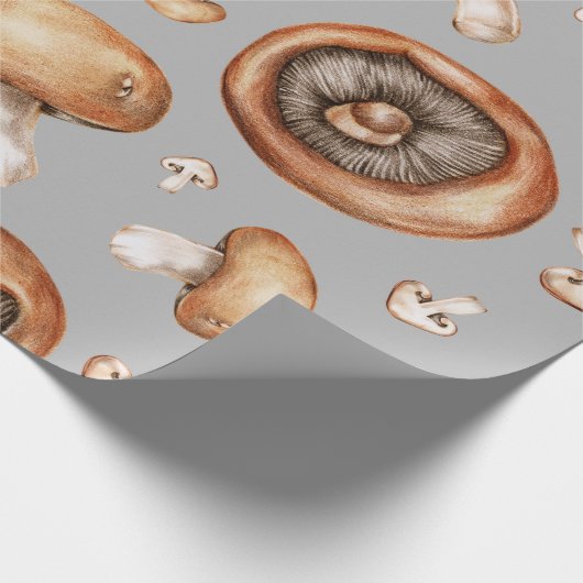 Pilze Geschenkpapier (Ecke)