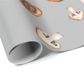 Pilze Geschenkpapier (Rolleneckpunkt)